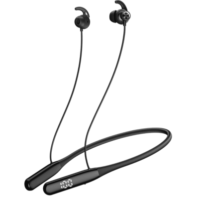 Wireless in Ear Earphones with mic, 50H of Playtime, Digital Display, ENC, Silicon Design, USB-C Fast Charge.